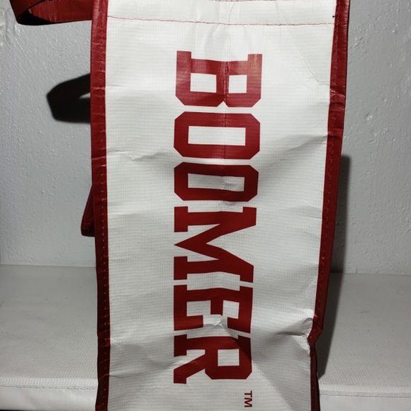 2 Oklahoma Sooners Insulated Grocery Tote NEW - Picture 4 of 5